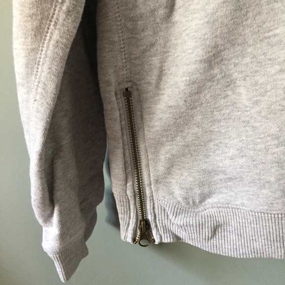 Grey Kismet Sweater with Zipper Details - Picture 3 of 4